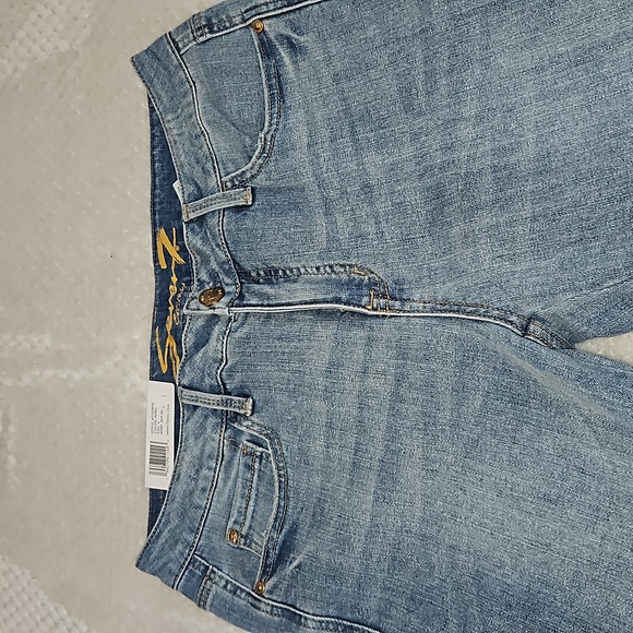 SEVEN7 BOYFRIEND WOMENS JEANS ROLLED UP CUFF SIZE 4 NEW WITH TAGS - Picture 2 of 14